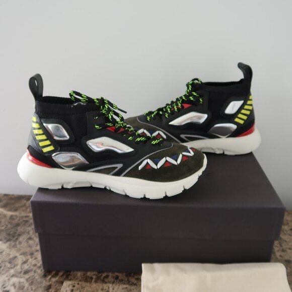 Valentino Garavani Heroes Reflex Black Sneakers - Picture 1 of 13